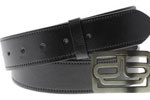 Devanet Cast buckle and leather belt